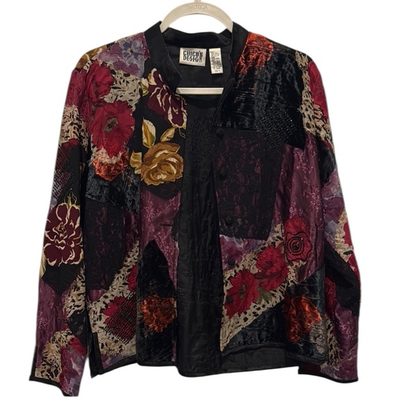 1980s Vintage Patchwork Lightweight Jacket - Picture 1 of 6
